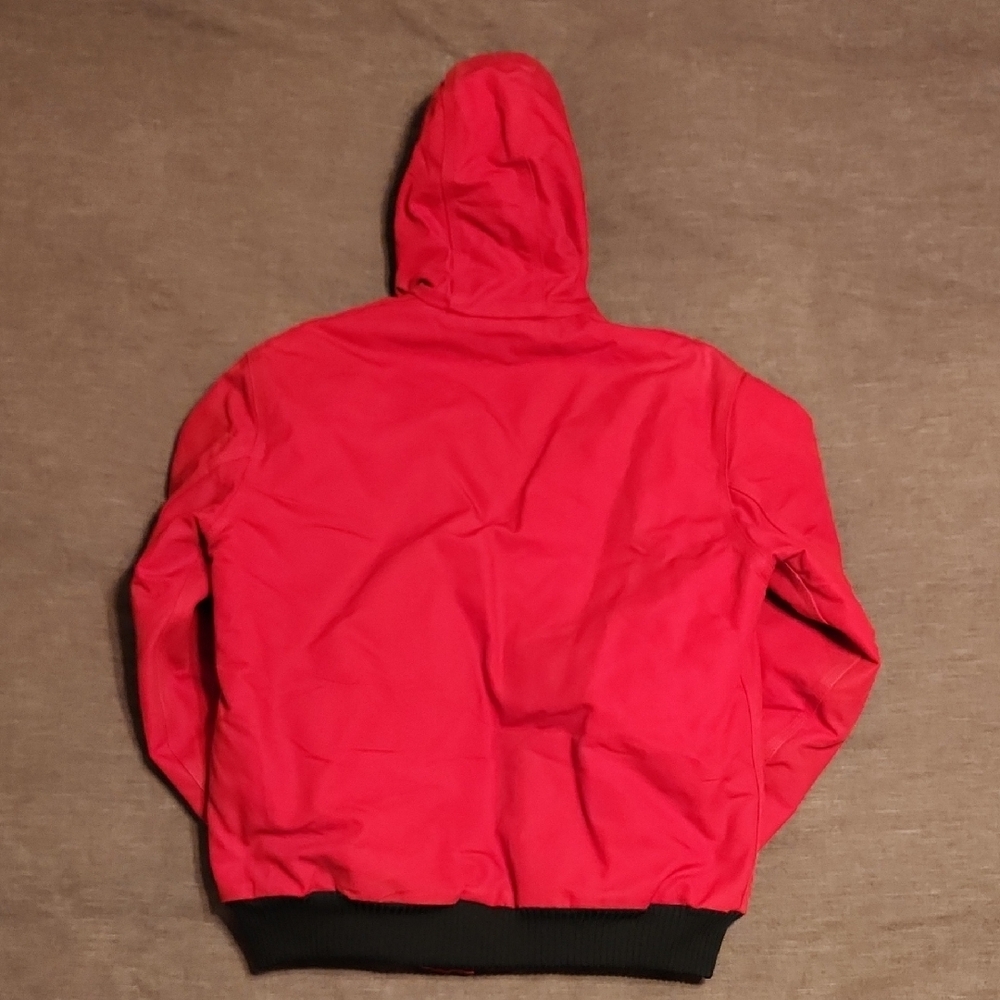 Carhartt Red Bomber Jacket with Black Accents - Picture 2 of 2